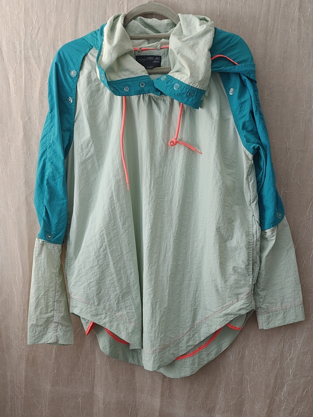 Without Walls Wind Jacket With Funnel Collar